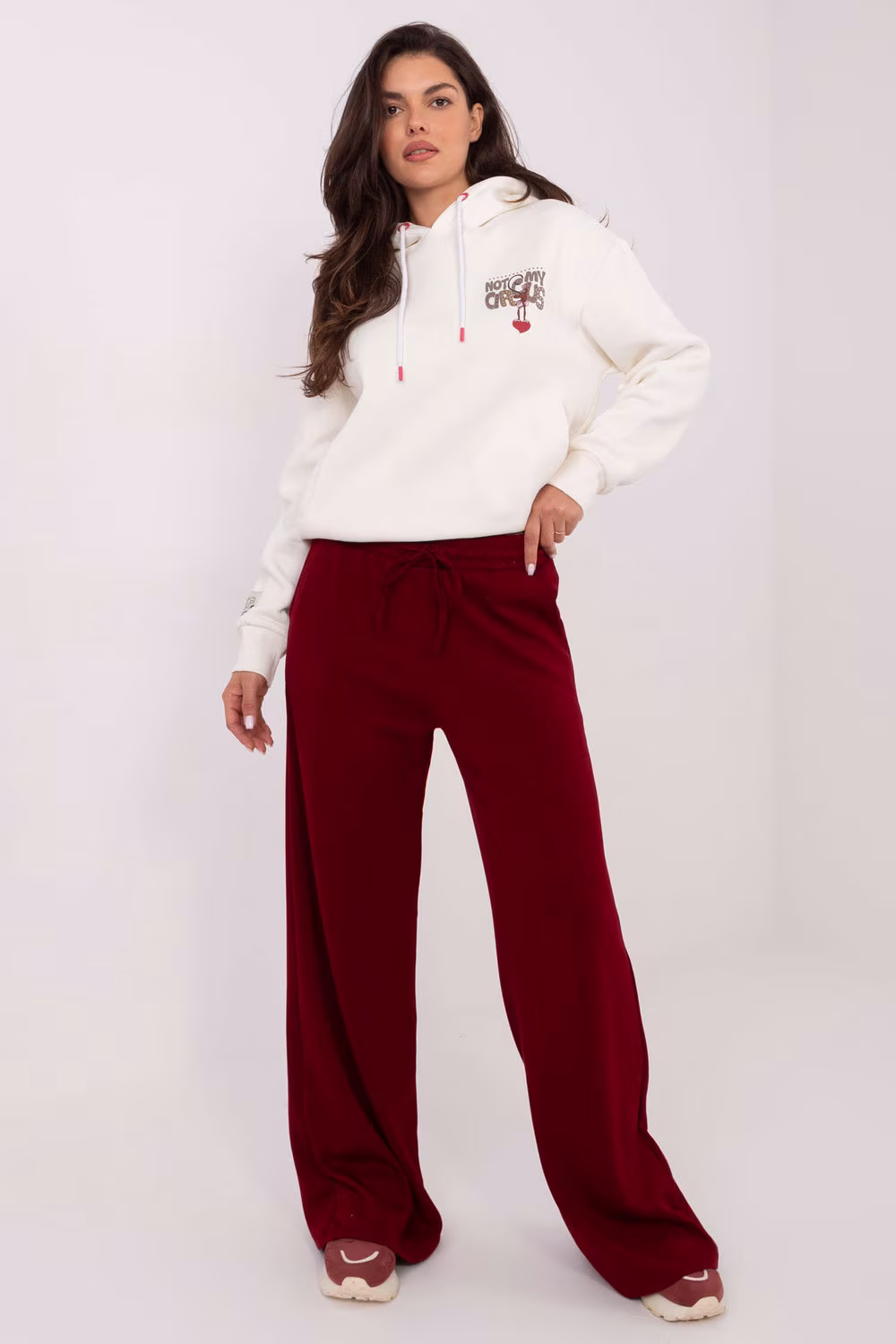 Spodnie Dresowe Model RV-DR-A611.52 Bordo - Relevance