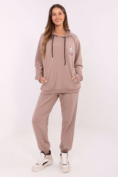 Spodnie Komplet Model RV-KMPL-A884.22 Dark Beige - Relevance — zdjęcie 1