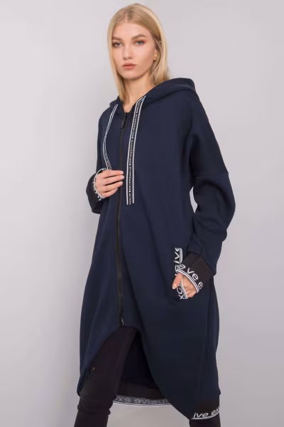 Bluza Damska Model RV-BL-6832.10 Navy - Relevance — zdjęcie 1