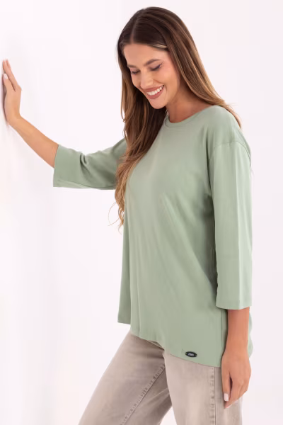 Bluzka Model RV-BZ-A804.05P Pistacja - Relevance — zdjęcie 2