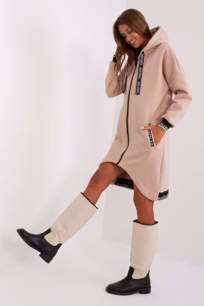 Bluza Damska Model RV-BL-6832-2.00P Beige - Relevance — zdjęcie 3