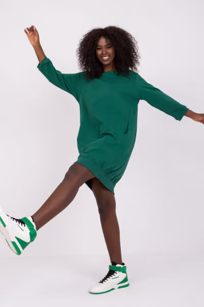 Sukienka Model RV-SK-6839.95 Dark Green - Relevance — zdjęcie 2