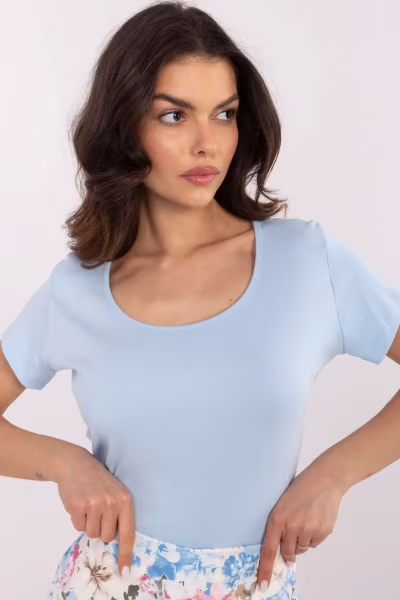 Tshirt Damski Model RV-TS-A557.66P Light Blue - Relevance — zdjęcie 1