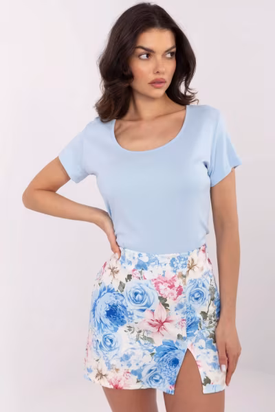 Tshirt Damski Model RV-TS-A557.66P Light Blue - Relevance — zdjęcie 2