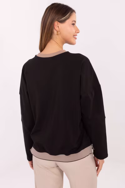 Bluza Damska Model RV-BZ-A907.08P Black - Relevance — zdjęcie 3
