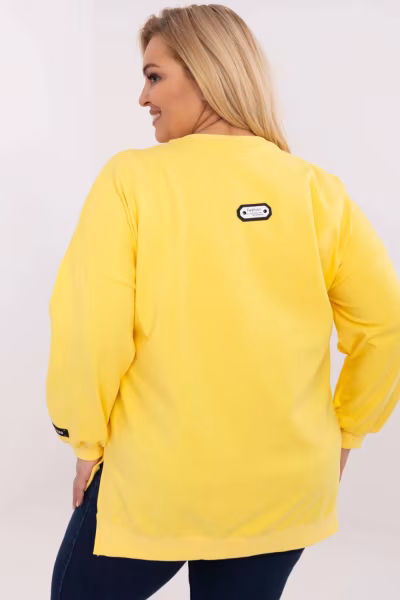 Bluza Damska Model RV-BZ-A599.82 Yellow - Relevance — zdjęcie 3