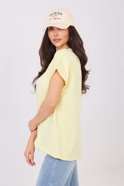Bluzka Model RV-BZ-A1172.87 Light Yellow - Relevance — zdjęcie 3