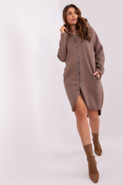 Bluza Damska Model RV-BL-4858-2.97P Brown - Relevance — zdjęcie 1