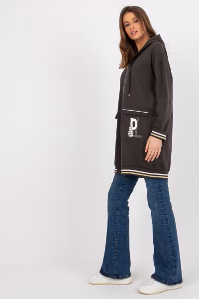 Bluza Damska Model RV-BL-8149.91P Dark Khaki - Relevance — zdjęcie 2