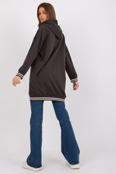 Bluza Damska Model RV-BL-8149.91P Dark Khaki - Relevance — zdjęcie 3