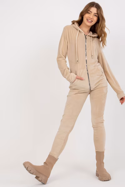 Spodnie Komplet Model RV-KMPL-6087-2.70 Beige - Relevance — zdjęcie 1