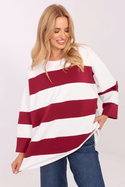 Bluzka Model RV-BZ-A833.50 Bordo - Relevance — zdjęcie 1