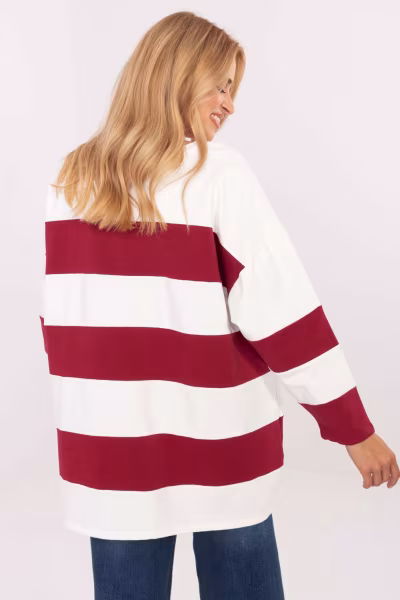 Bluzka Model RV-BZ-A833.50 Bordo - Relevance — zdjęcie 3