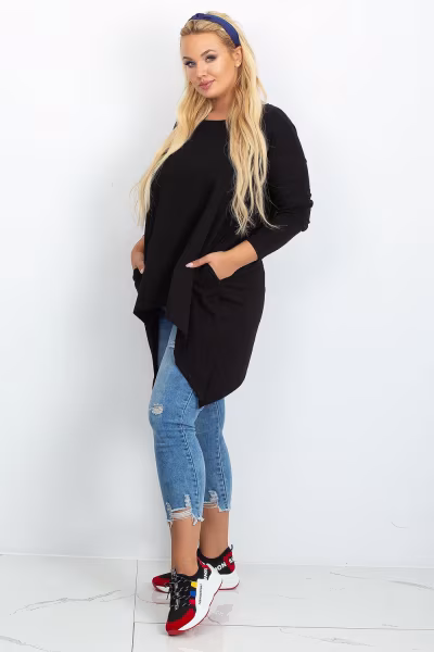 Tunika Model RV-BZ-5031.06X Black - Relevance — zdjęcie 2