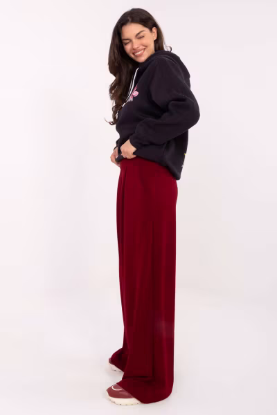 Spodnie Dresowe Model RV-DR-A613.69 Bordo - Relevance — zdjęcie 2