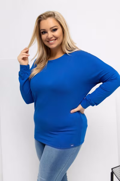 Bluzka Model RV-BZ-A-163.09 Cobalt - Relevance — zdjęcie 1