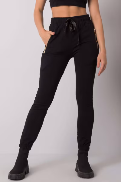 Spodnie Dresowe Model RV-DR-7073.09P Black - Relevance — zdjęcie 1