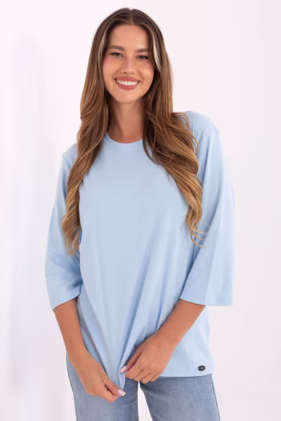 Bluzka Model RV-BZ-A804.05P Light Blue - Relevance — zdjęcie 1