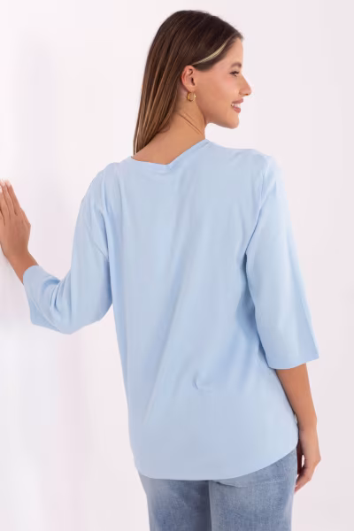 Bluzka Model RV-BZ-A804.05P Light Blue - Relevance — zdjęcie 3