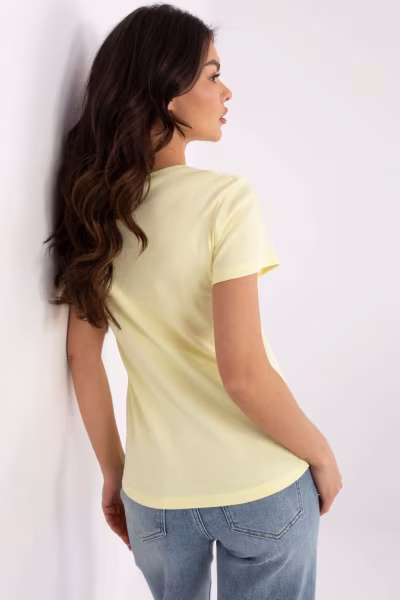 Bluzka Model RV-BZ-A571.16P Light Yellow - Relevance — zdjęcie 3