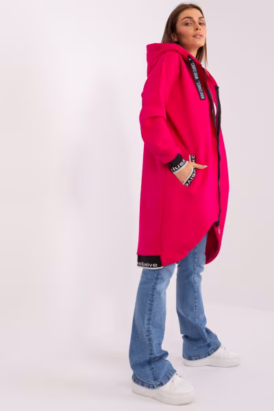 Bluza Damska Model RV-BL-6832-2.00P Fuksja - Relevance — zdjęcie 2
