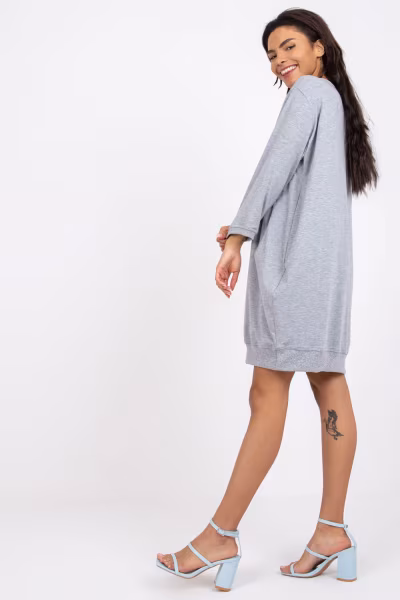 Sukienka Model RV-SK-6839.95 Grey - Relevance — zdjęcie 3