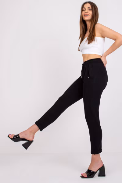 Spodnie Dresowe Model RV-DR-7517.22 Black - Relevance — zdjęcie 2