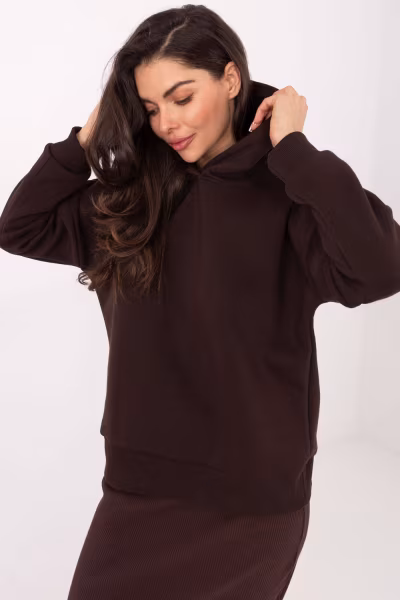 Bluza Damska Model RV-BL-A1006.27 Dark Brown - Relevance — zdjęcie 1