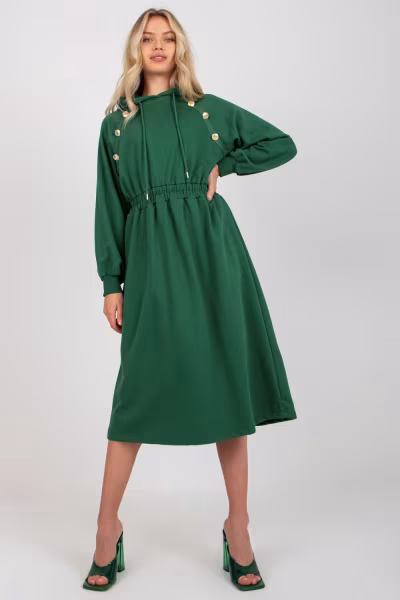 Sukienka Model RV-SK-8336.12P Dark Green - Relevance — zdjęcie 1