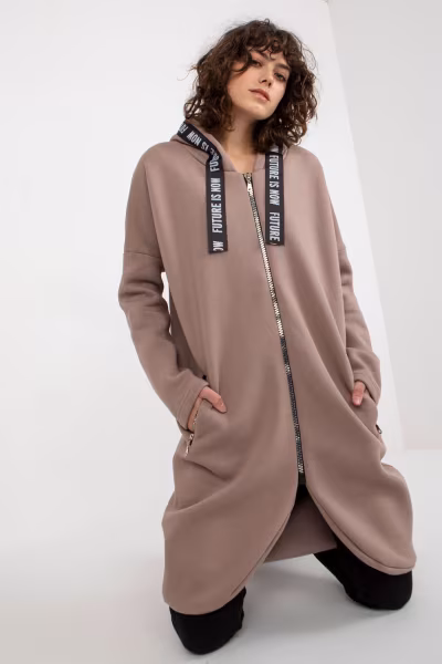 Bluza Damska Model RV-BL-6683.00P Dark Beige - Relevance — zdjęcie 1