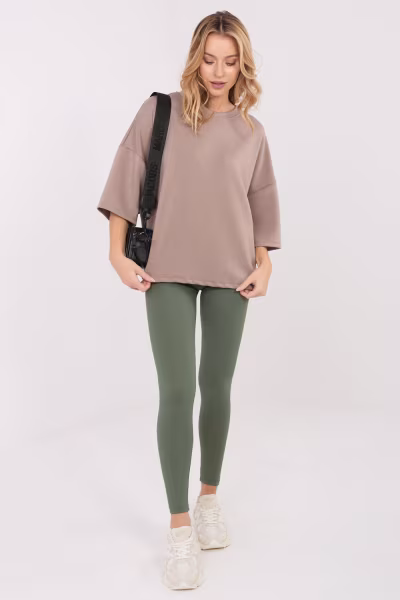 Legginsy Model RV-LG-9872.22 Khaki - Relevance — zdjęcie 2