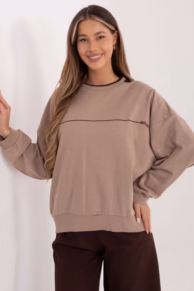 Bluza Damska Model RV-BL-A940.60 Dark Beige - Relevance — zdjęcie 1