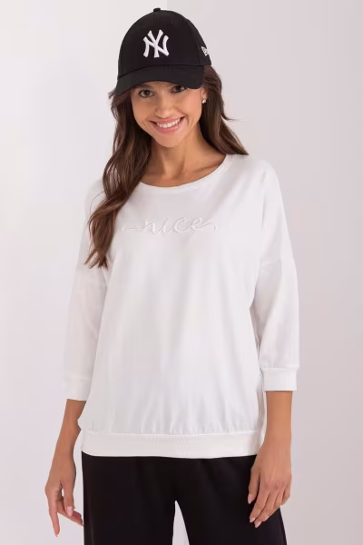 Bluza Damska Model RV-BZ-9519.22 Ecru - Relevance — zdjęcie 1