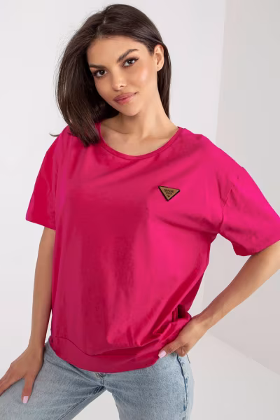 Bluzka Model RV-BZ-8826.22 Fuksja - Relevance — zdjęcie 2