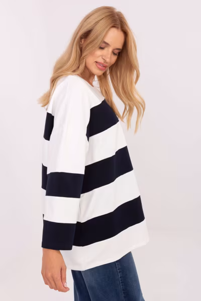 Bluzka Model RV-BZ-A833.50 Navy - Relevance — zdjęcie 2