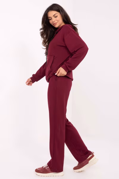 Spodnie Komplet Model RV-KMPL-A903.23 Bordo - Relevance — zdjęcie 2