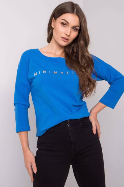 Bluzka Model RV-BZ-0126.01P Dark Blue - Relevance — zdjęcie 1
