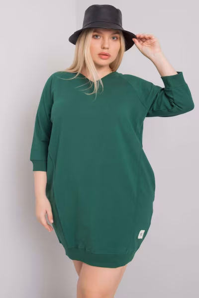 Sukienka Model RV-SK-6847.59P Dark Green - Relevance — zdjęcie 1