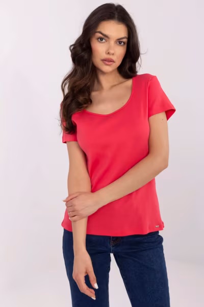 Tshirt Damski Model RV-TS-A557.66P Coral - Relevance — zdjęcie 1