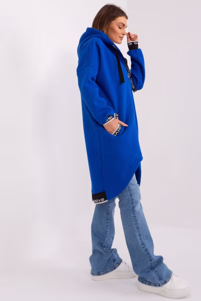 Bluza Damska Model RV-BL-6832-2.00P Cobalt - Relevance — zdjęcie 2