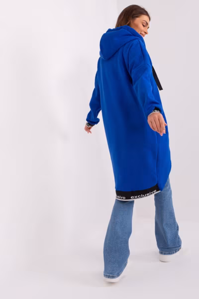 Bluza Damska Model RV-BL-6832-2.00P Cobalt - Relevance — zdjęcie 3