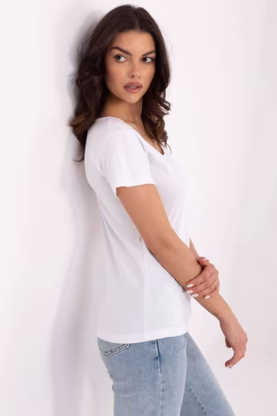 Tshirt Damski Model RV-TS-A557.66P White - Relevance — zdjęcie 3