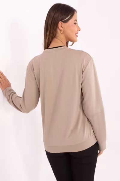 Bluzka Model RV-BL-A929.00 Beige - Relevance — zdjęcie 3