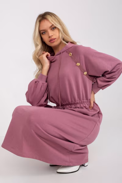 Sukienka Model RV-SK-8336.12P Dark Pink - Relevance — zdjęcie 2