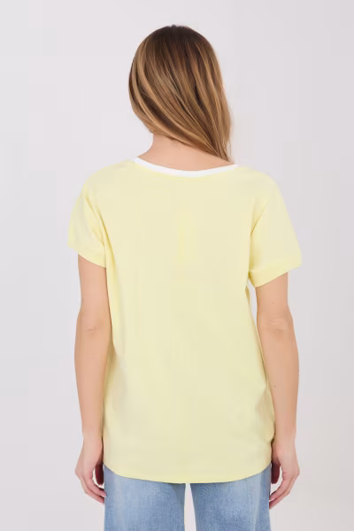 Bluzka Model RV-BZ-A1174.91 Light Yellow - Relevance — zdjęcie 3