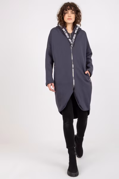 Bluza Damska Model RV-BL-6683.00P Grafit - Relevance — zdjęcie 1