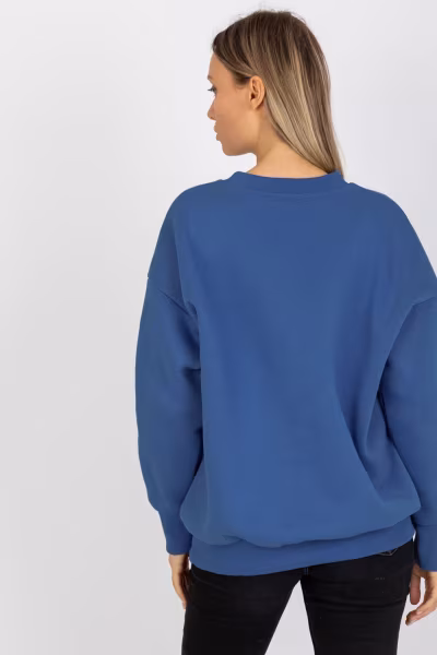 Bluza Damska Model RV-BL-8360.80P Dark Blue - Relevance — zdjęcie 3