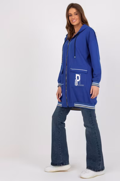 Bluza Damska Model RV-BL-8149.91P Dark Blue - Relevance — zdjęcie 2