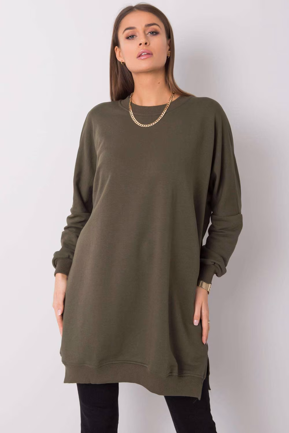 Sukienka Model RV-SK-6019.67 Khaki - Relevance