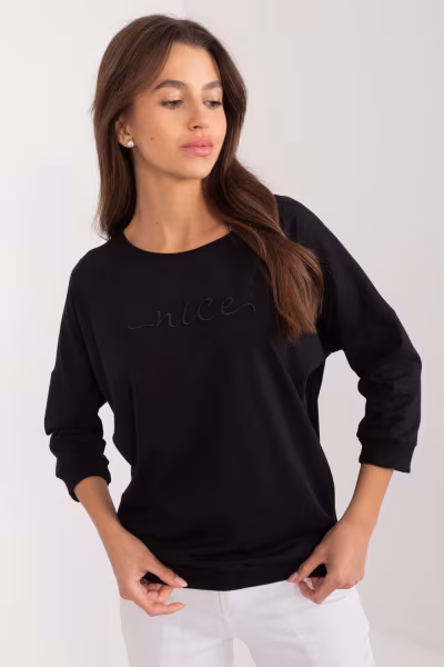 Bluza Damska Model RV-BZ-9519.22 Black - Relevance — zdjęcie 1